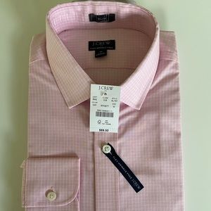 NWT J. Crew, Men’s Medium Button-Down Shirt, Pink, $35